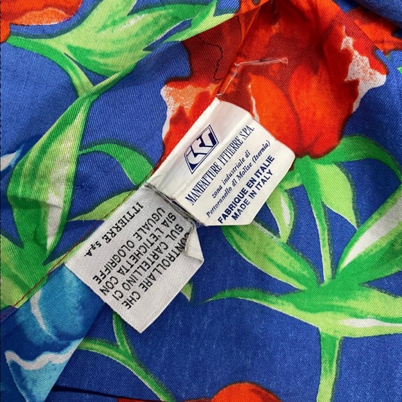 🌷💐Very Rare Versace flower print shirt 🌸🌺 - Picture 12 of 13